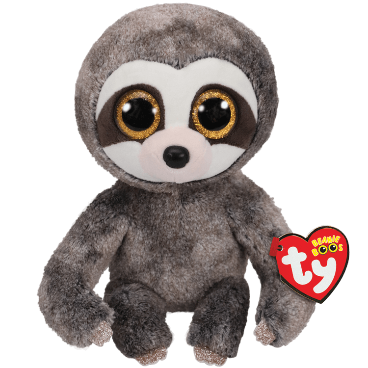 Dangler - Two Tone Grey Sloth Ty Beanie Boo