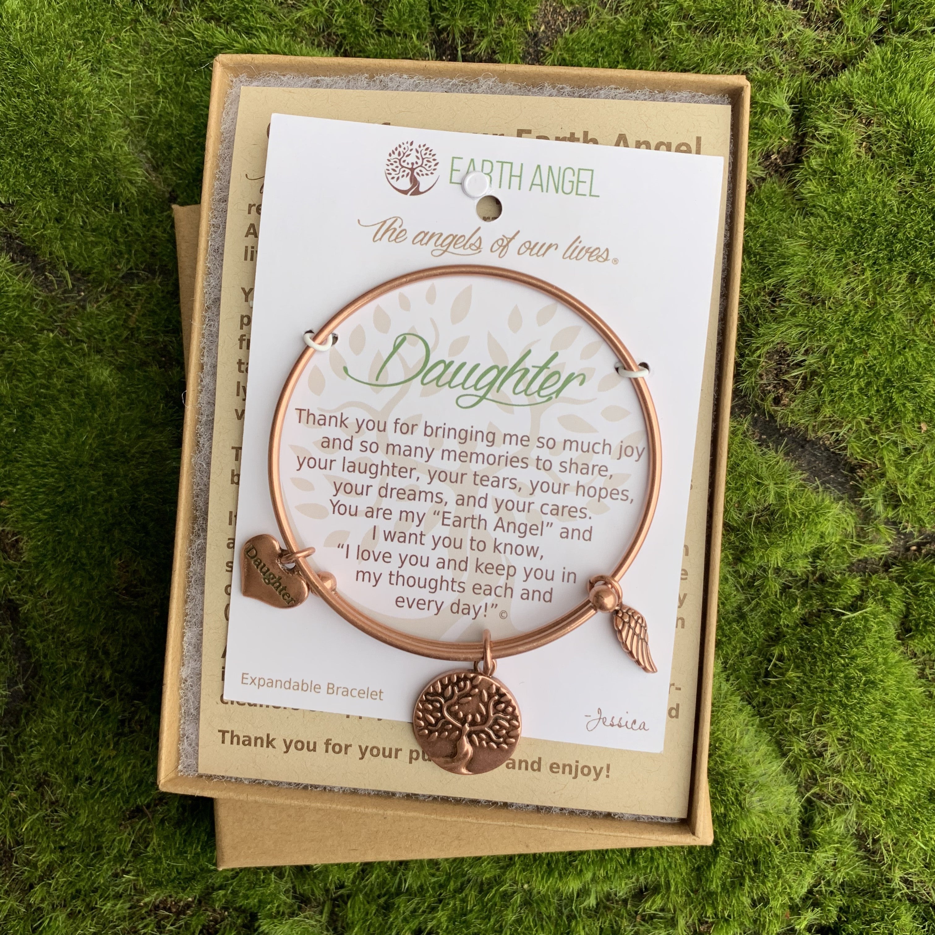 Daughter Earth Angel Bracelet