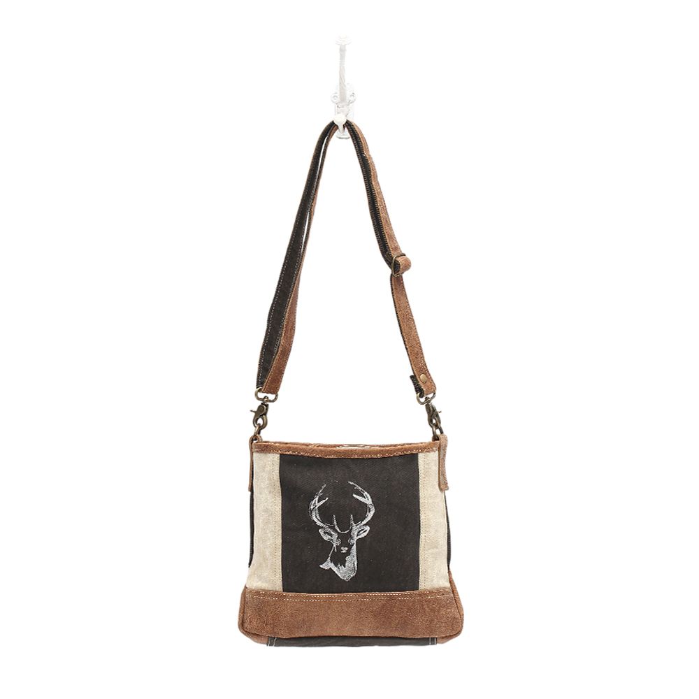 Deer Print Crossbody Bag