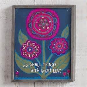 Do Small Things Boxed Print