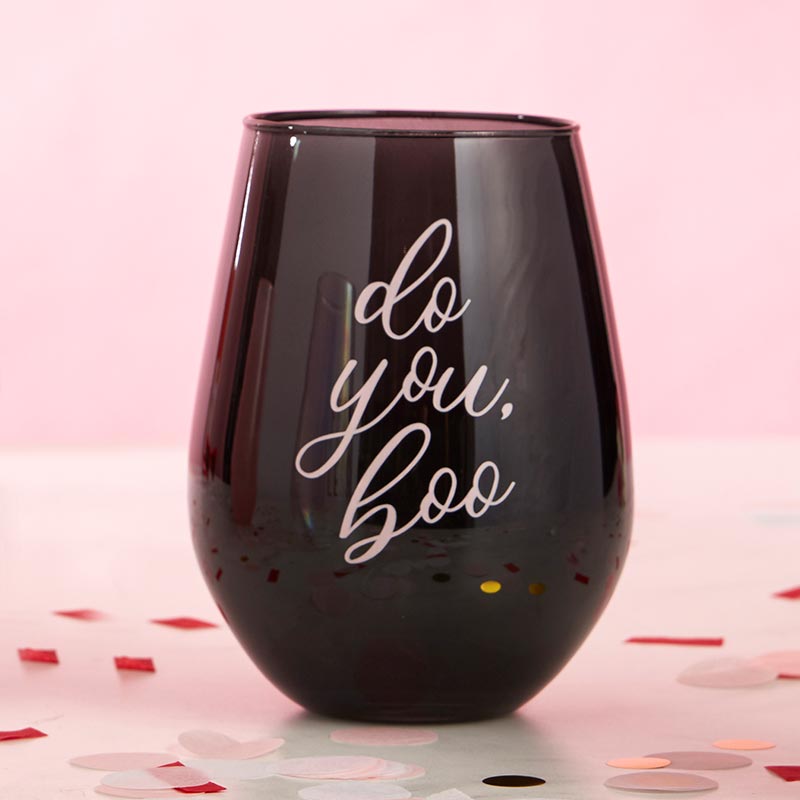 Do You Boo Jumbo Wine Glass