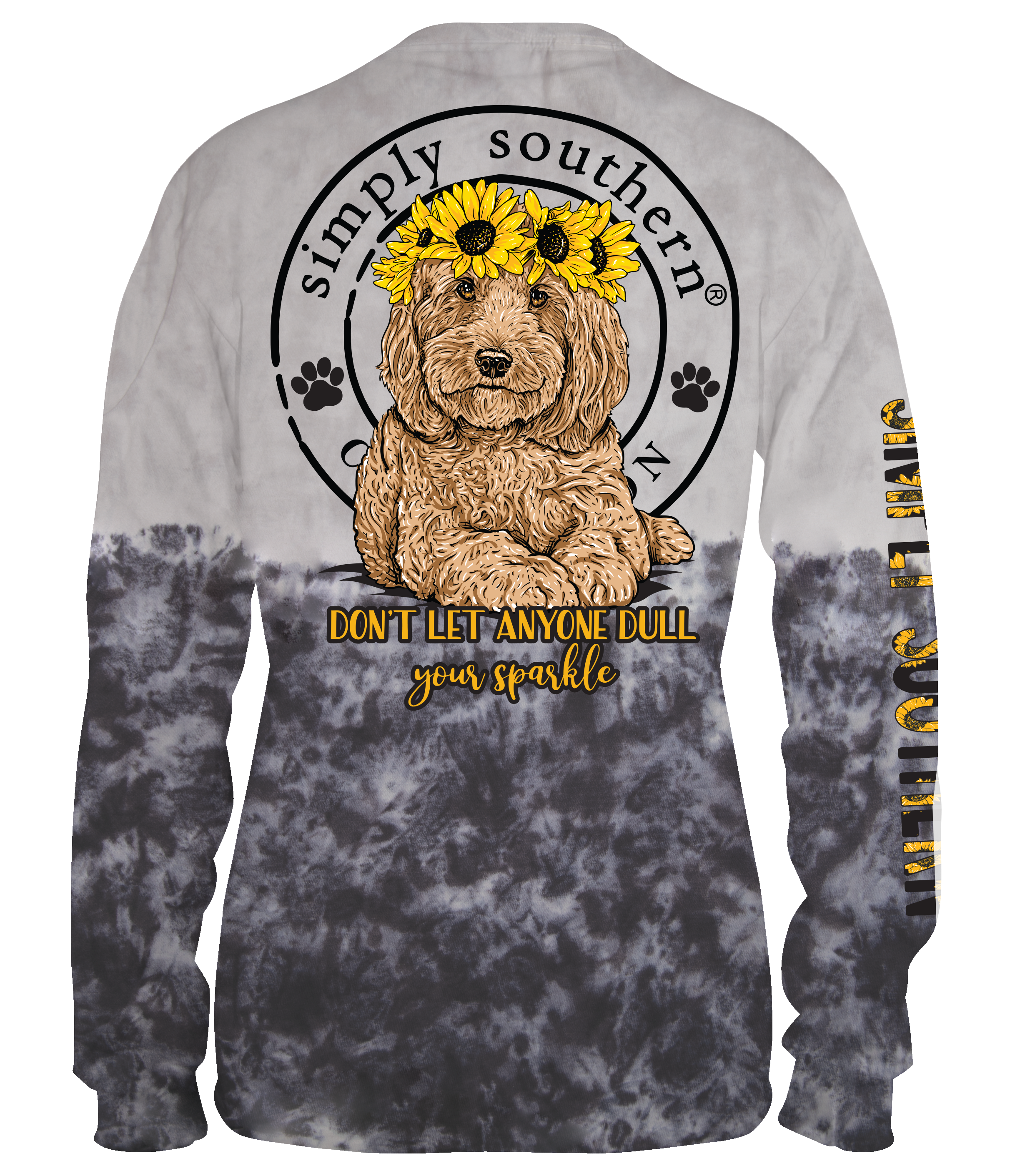 Don't Let Anyone Dull Your Sparkle Long Sleeve Simply Southern Tee