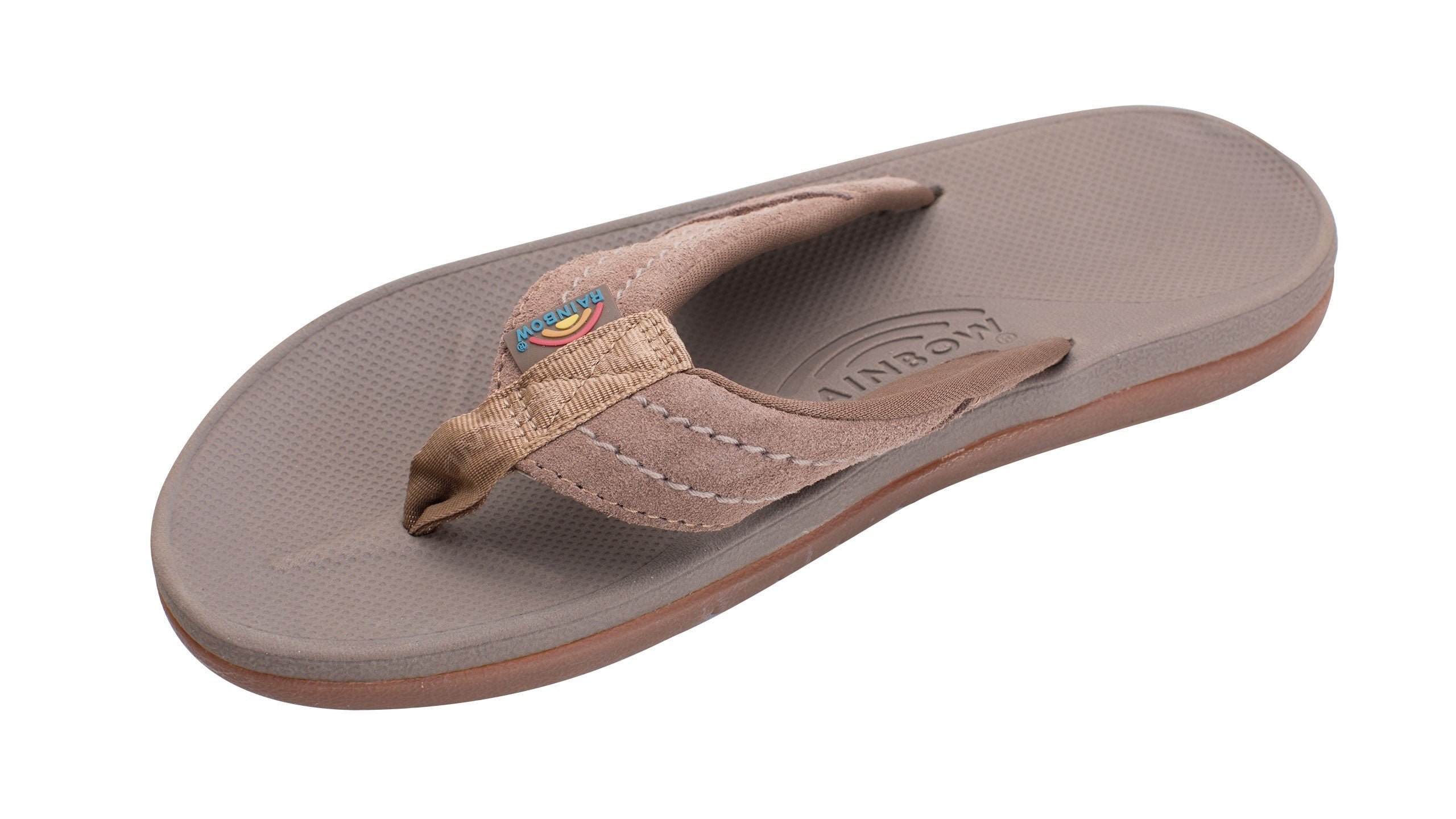 East Cape Molded Rubber Men's Rainbow Sandals - Brown