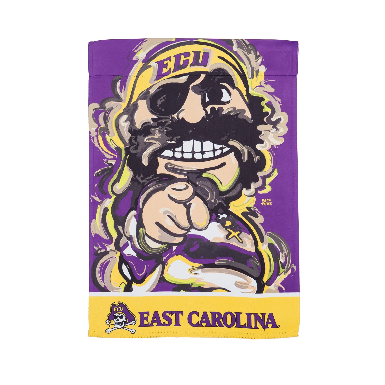 East Carolina University Suede Garden Flag