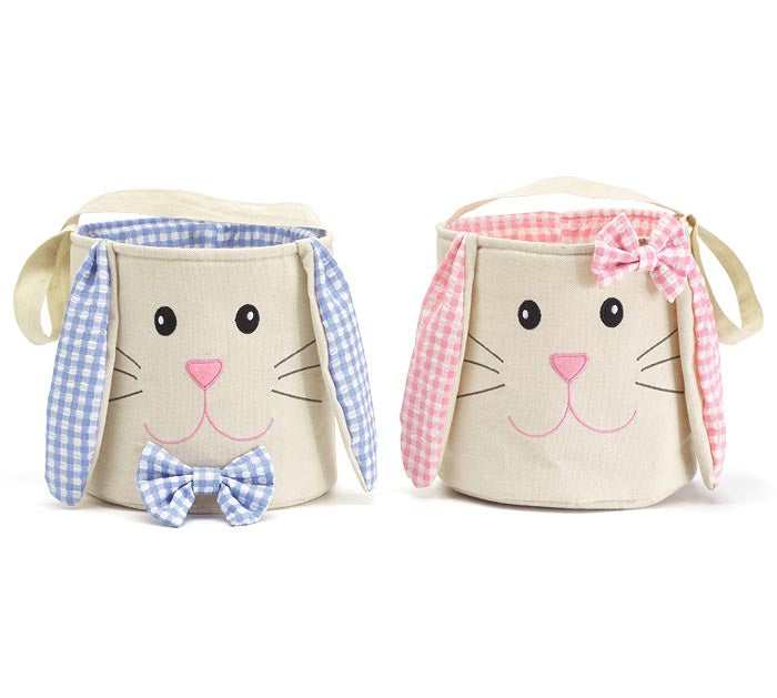 Easter Bunny Canvas Baskets