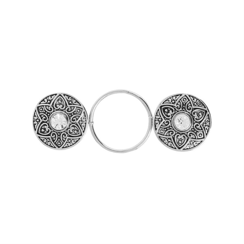 Embrace Fashion Fastener - Silver Flower