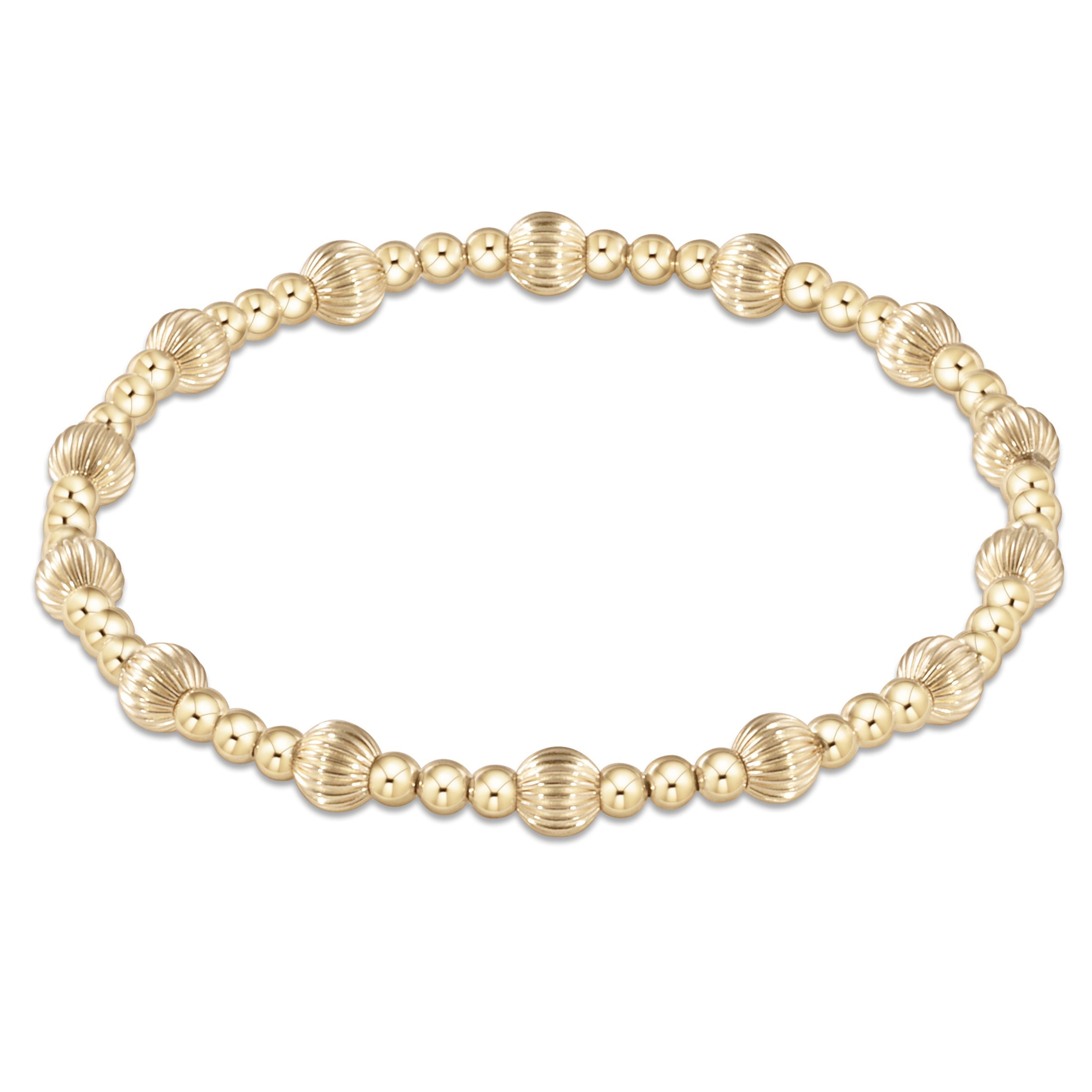 Enewton Dignity Sincerity 5mm Gold Bead Bracelet