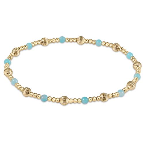 Enewton Dignity Sincerity Pattern 4mm Bead Bracelet - Amazonite