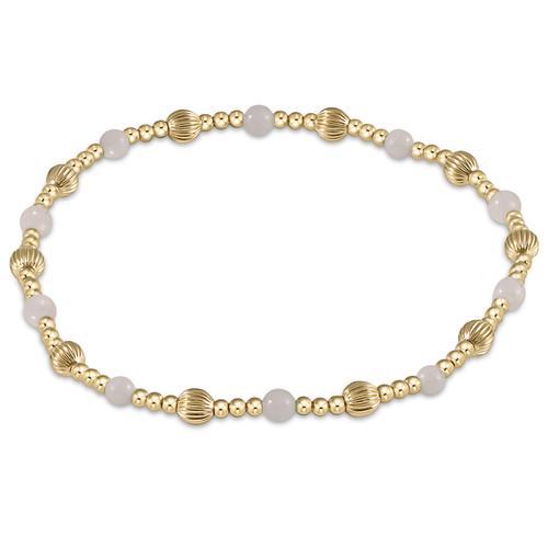 Enewton Dignity Sincerity Pattern 4mm Bead Bracelet - Moonstone