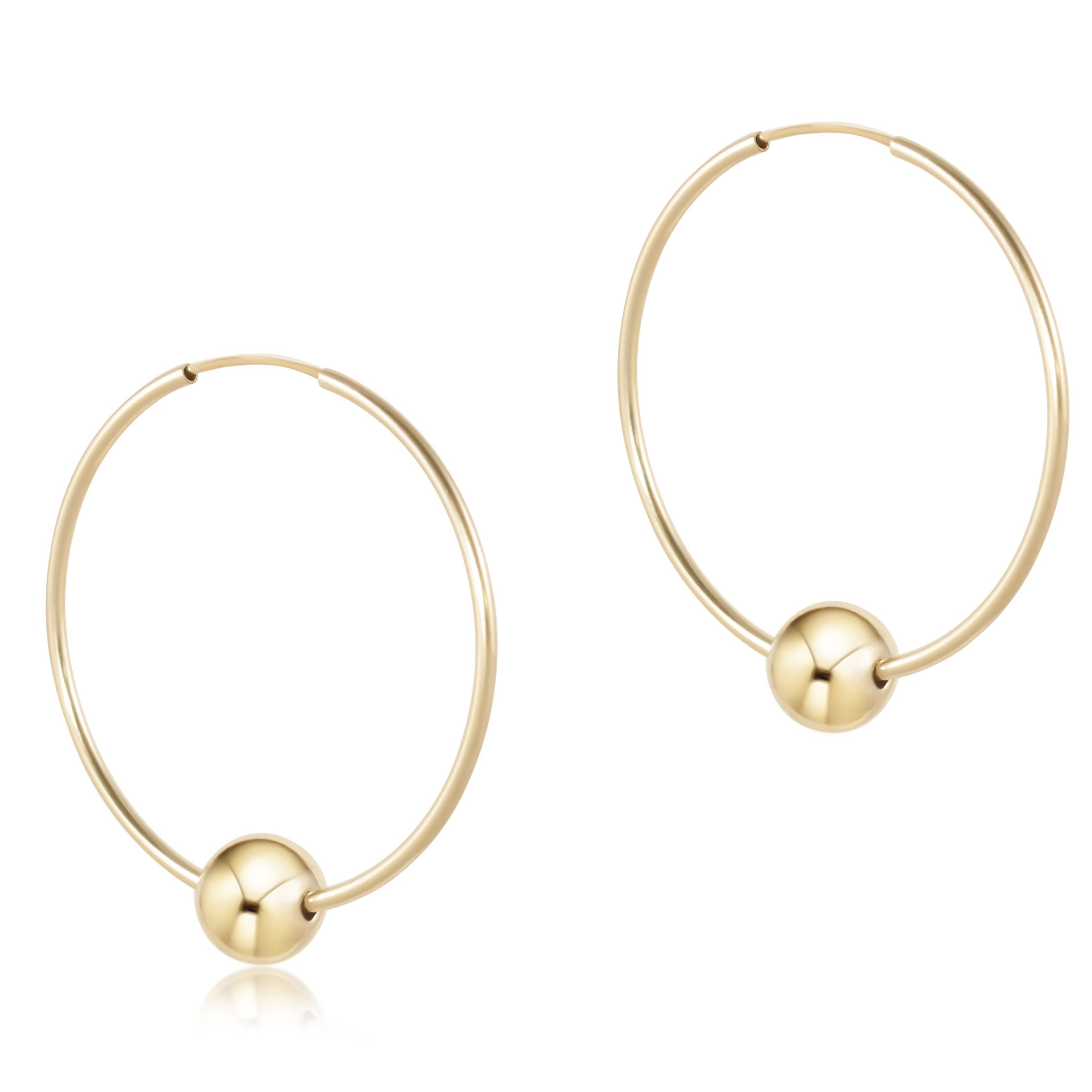 Enewton Endless Gold 1.25" Hoop Earrings