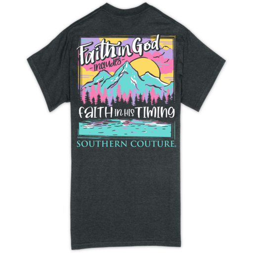 Faith In God Short Sleeves Southern Couture Tee