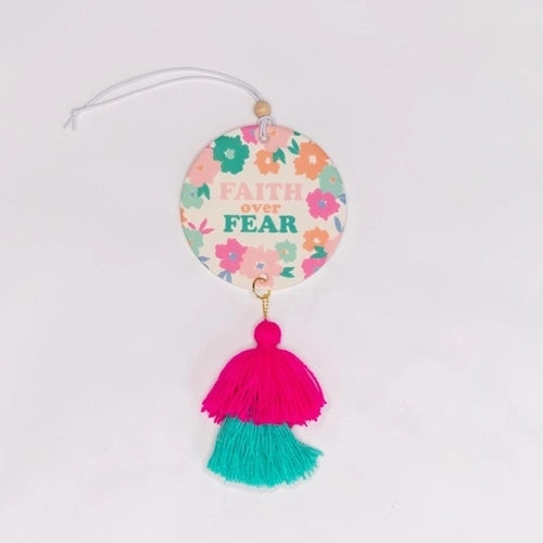 Faith Over Fear Car Air Freshener