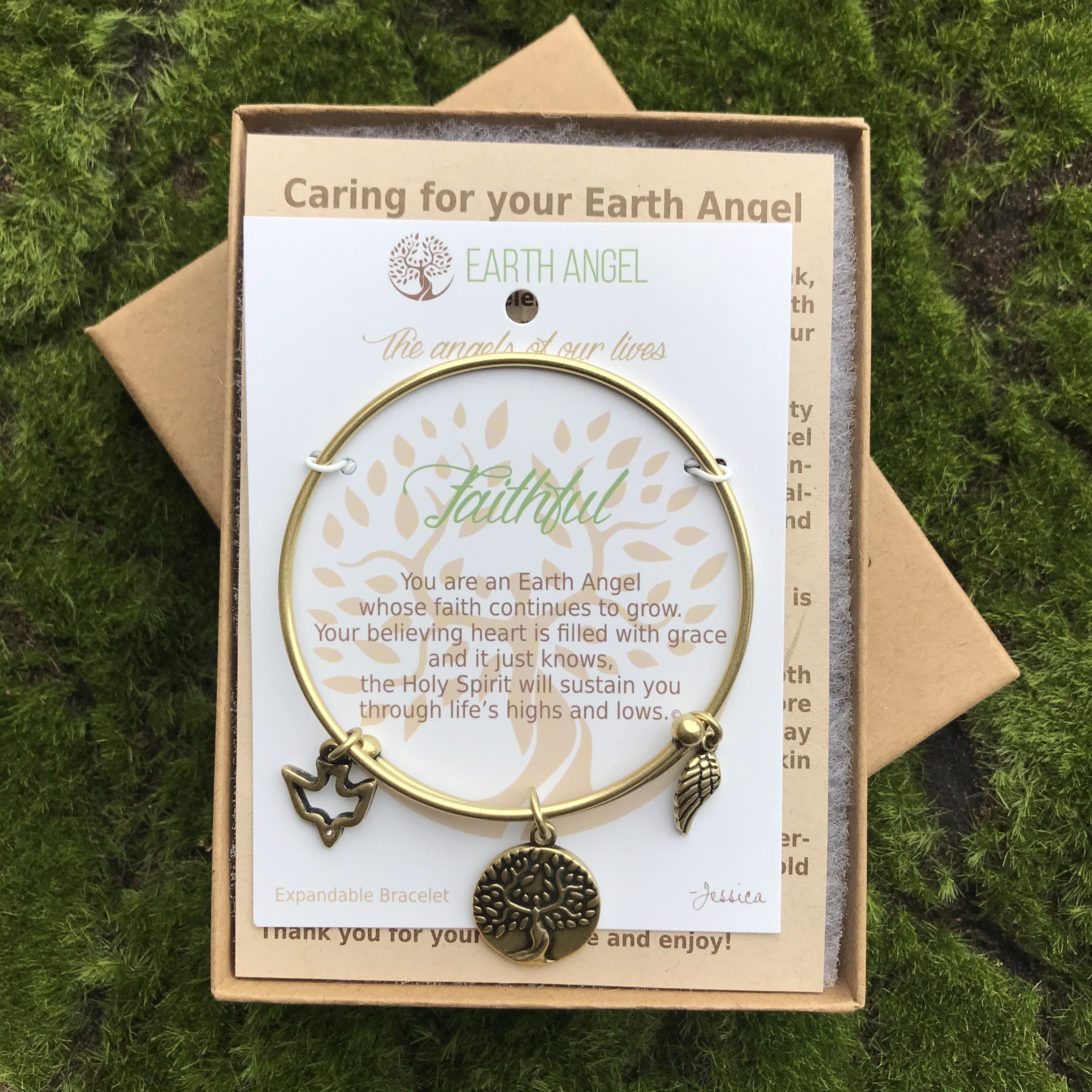 Faithful Earth Angel Bracelet