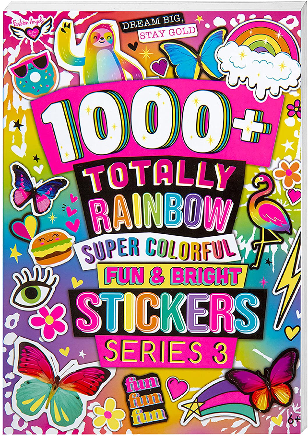 Fashion Angels 1000+ Totally Rainbow Super Colorful Stickers