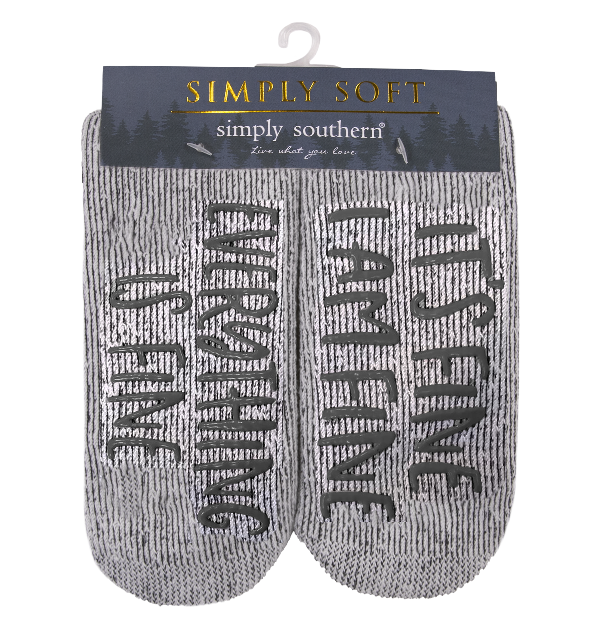 Fine Simply Southern Nonslip Socks