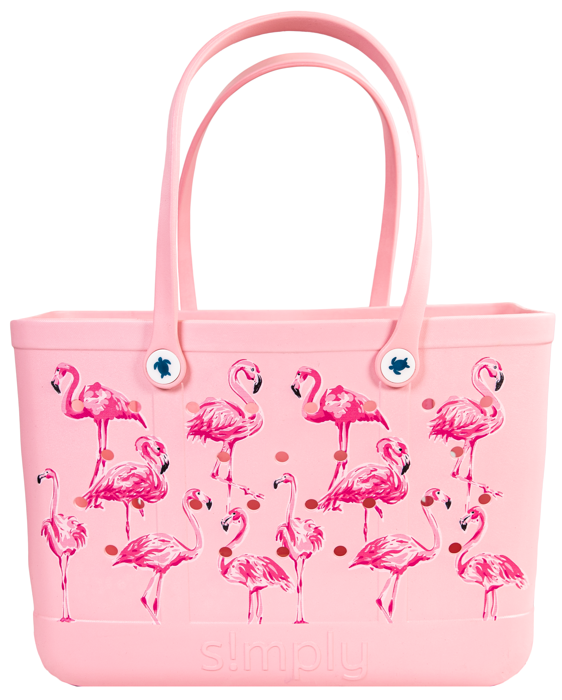 Flamingo Large Simply Southern Simply Tote