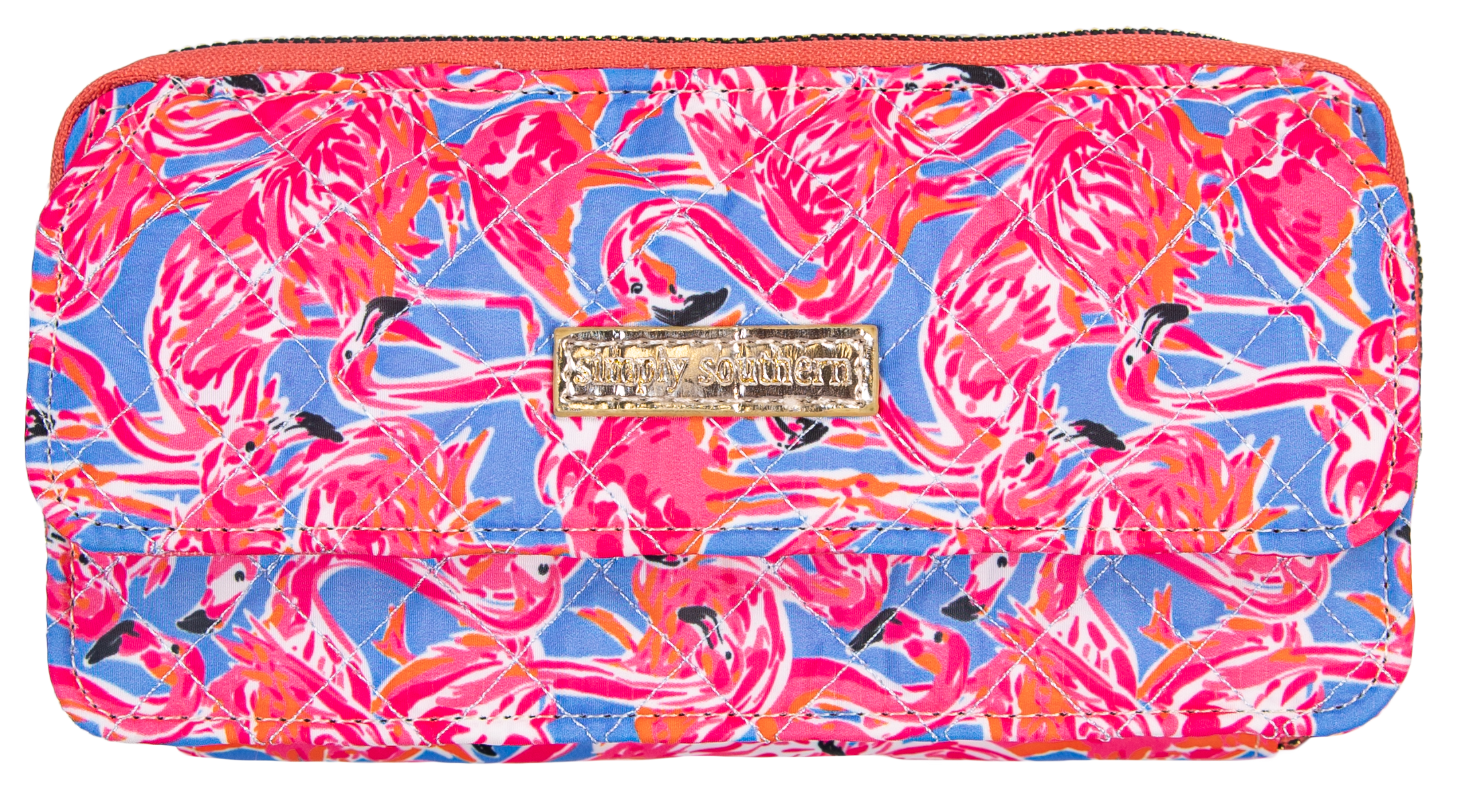 Flamingo Simply Southern Crossbody Phone Wallet