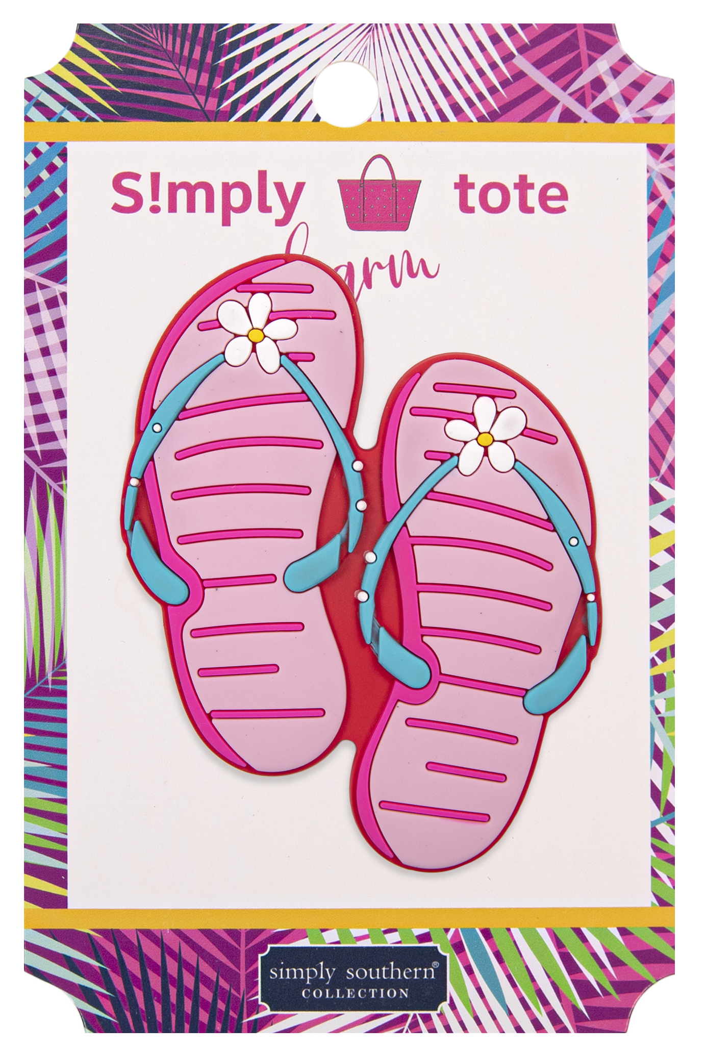 Flip Flops Simply Southern Silicone Charm for Simply Totes