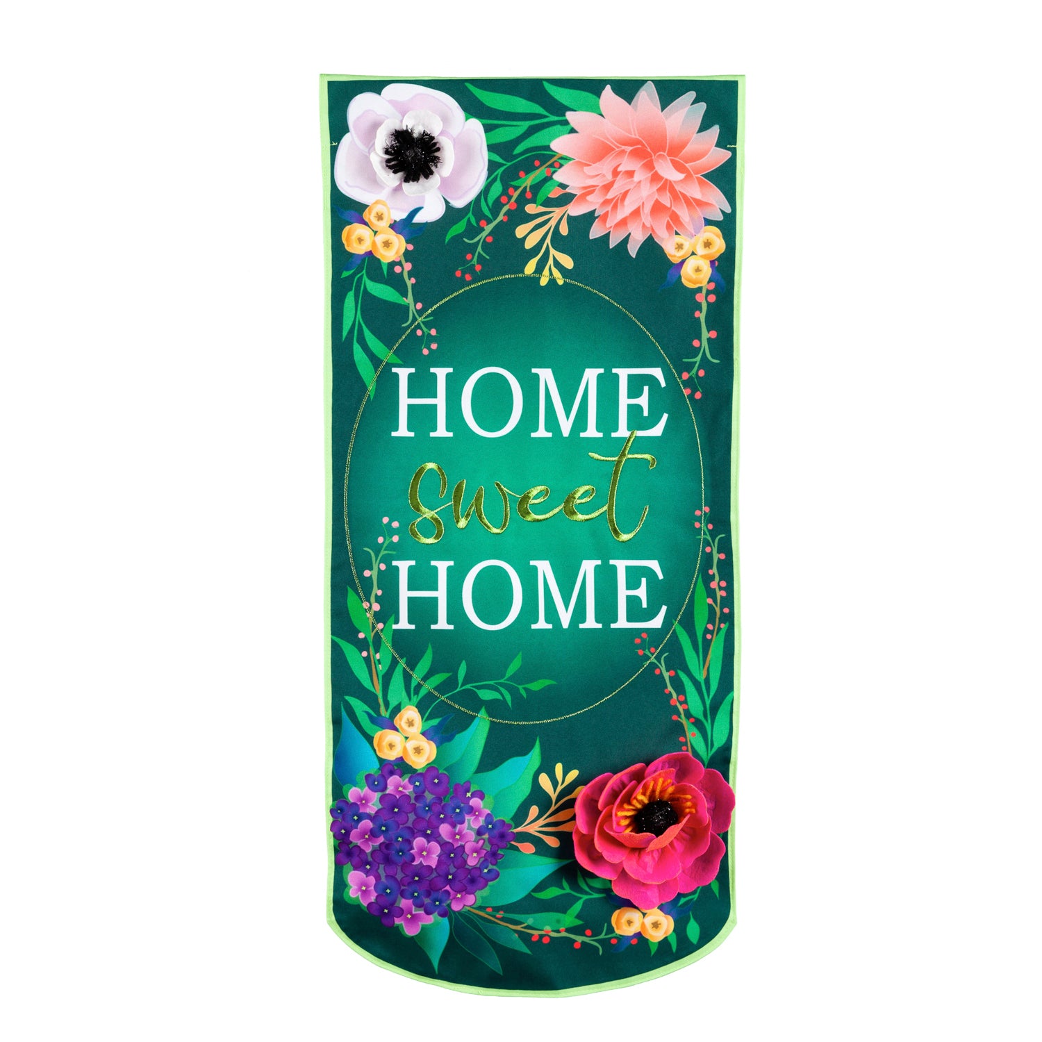 Floral Home Sweet Home Everlasting Impressions Flag