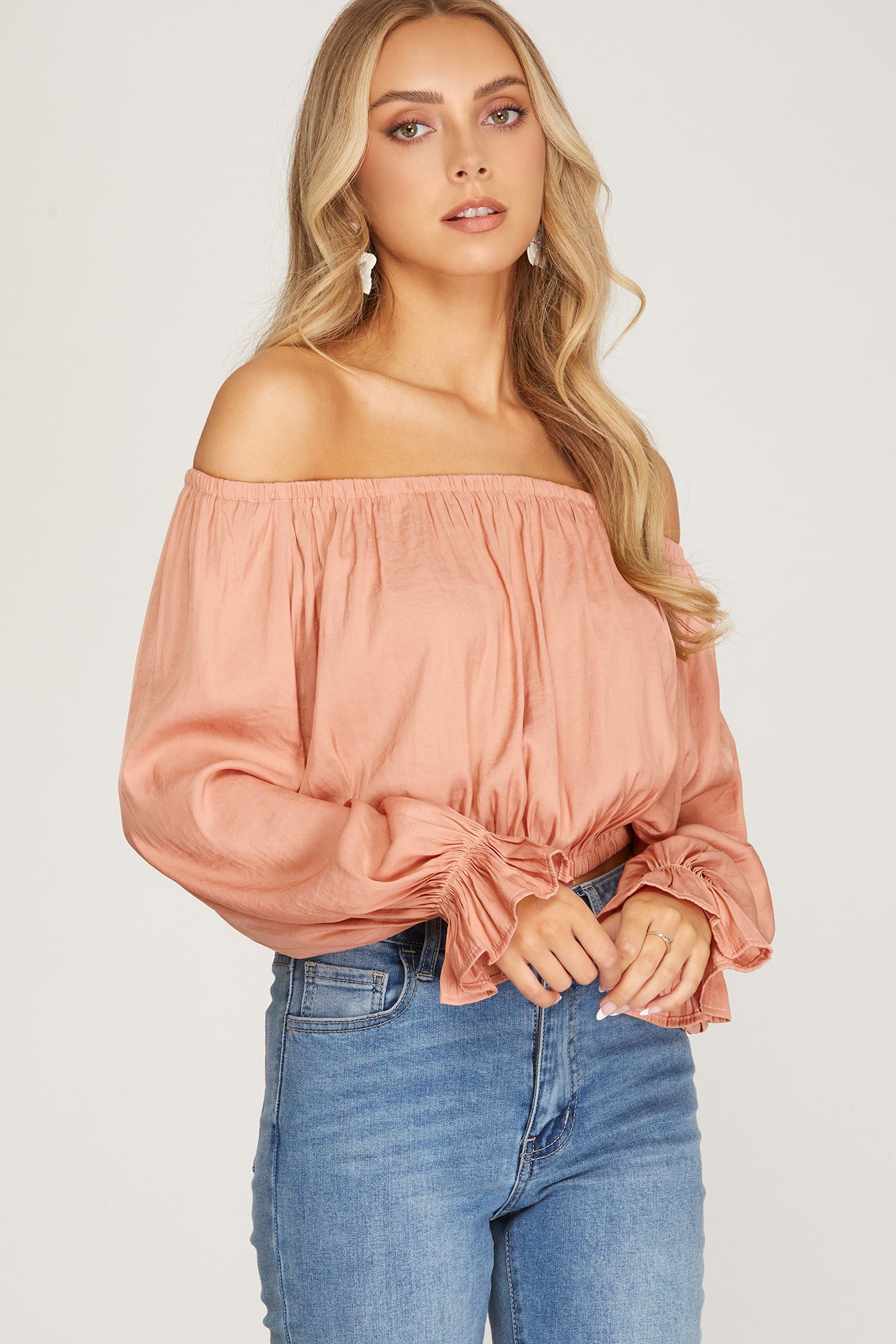 Fly Me To Paradise Woven Crop Top