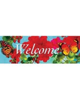 Geranium Butterflies Signature Sign