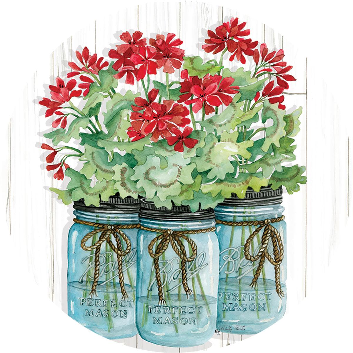 Geranium Jars Accent Magnet