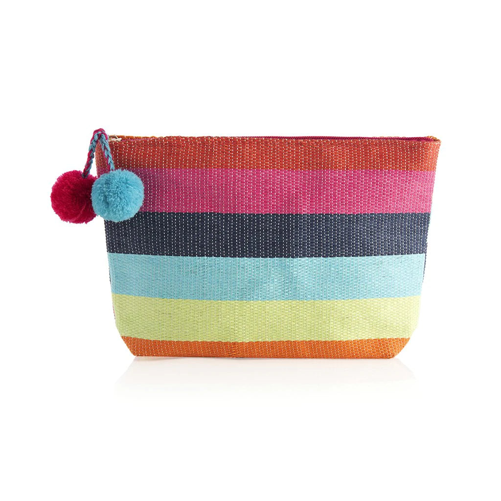 Shiraleah Multi Rainbow Zip Pouch