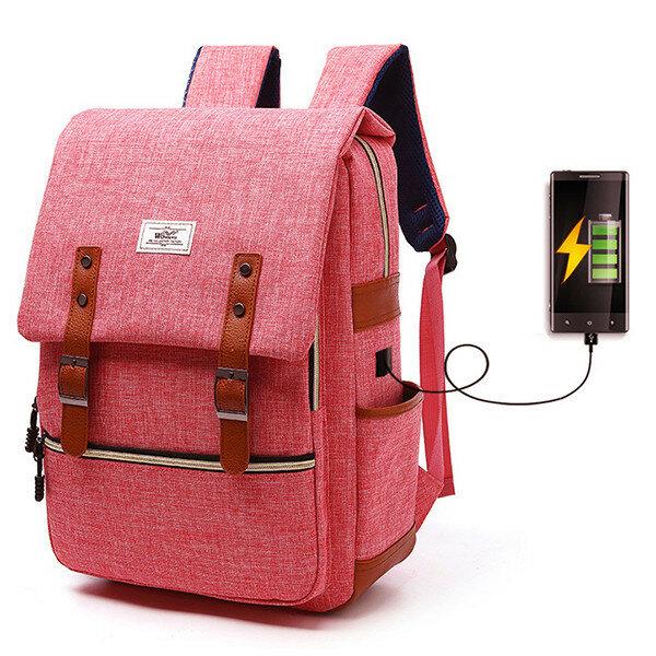 Backpack with USB Charging Port Lock Outdoor Backpack For Men And Women School Backpack Casual