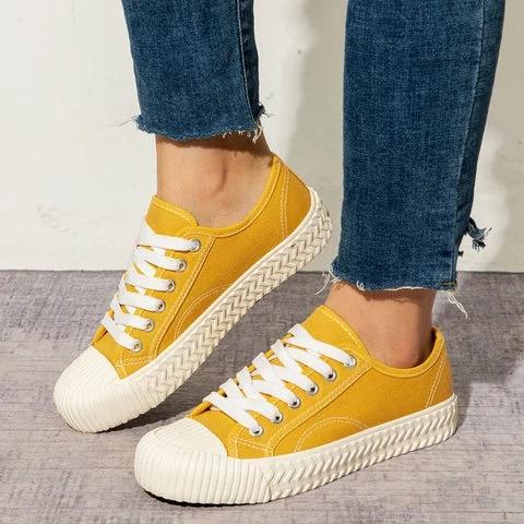 Canvas shoes for women summer casual canvas sneakers