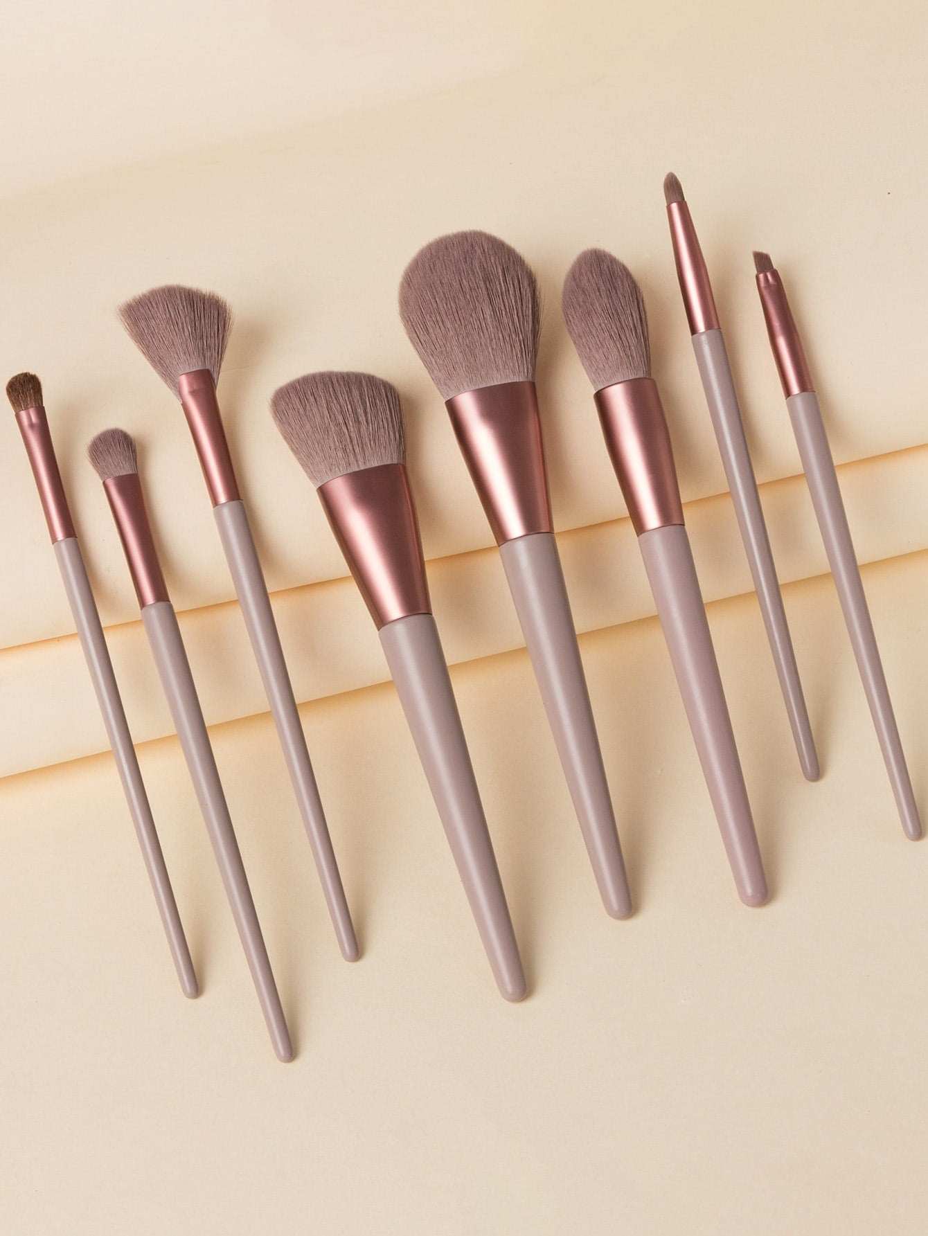 8pcs Soft Solid Makeup Brush