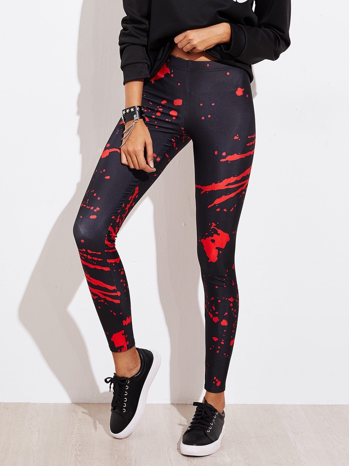 Abstract Print Leggings