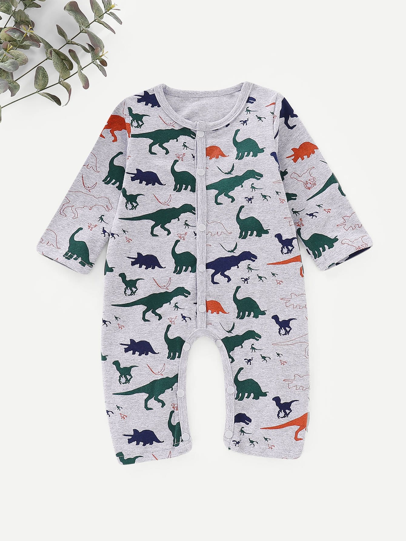 Baby Dinosaur Print Jumpsuit