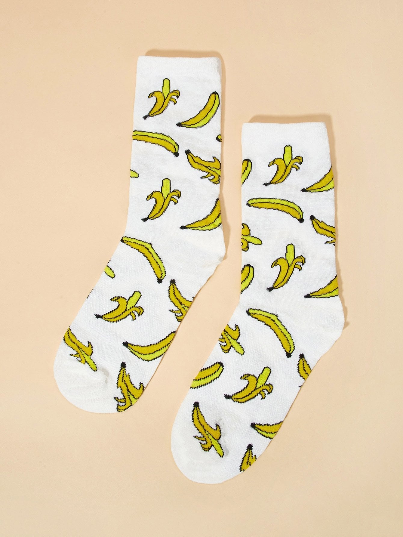 Banana Print Socks