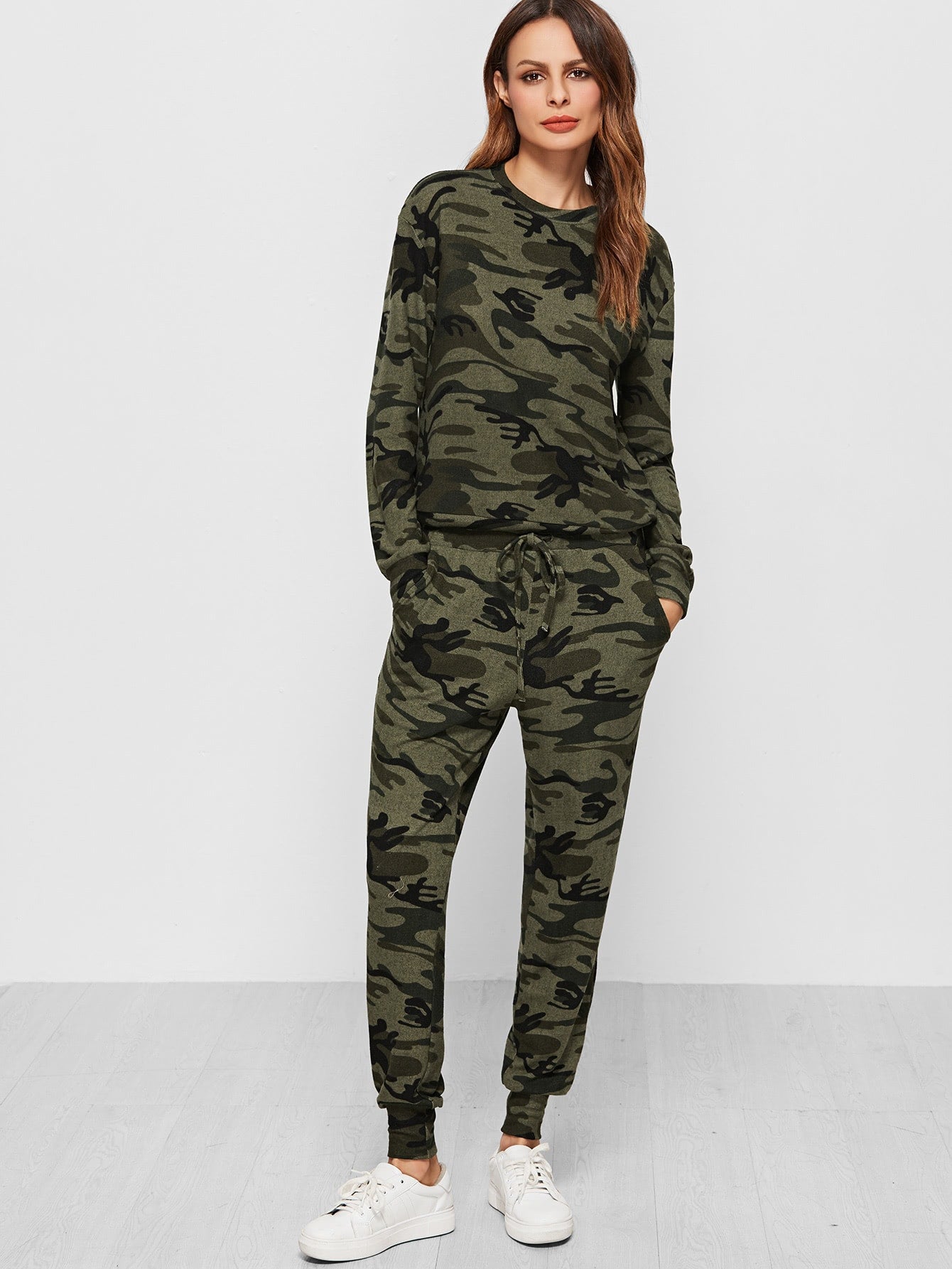 Camo Print Sweatsuit