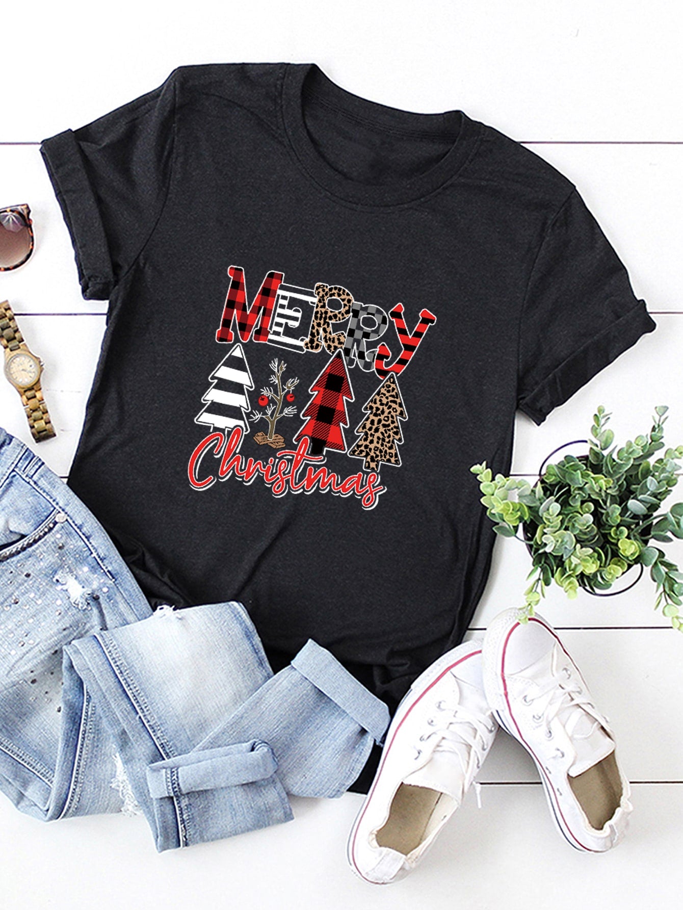 Christmas Slogan Graphic Tee