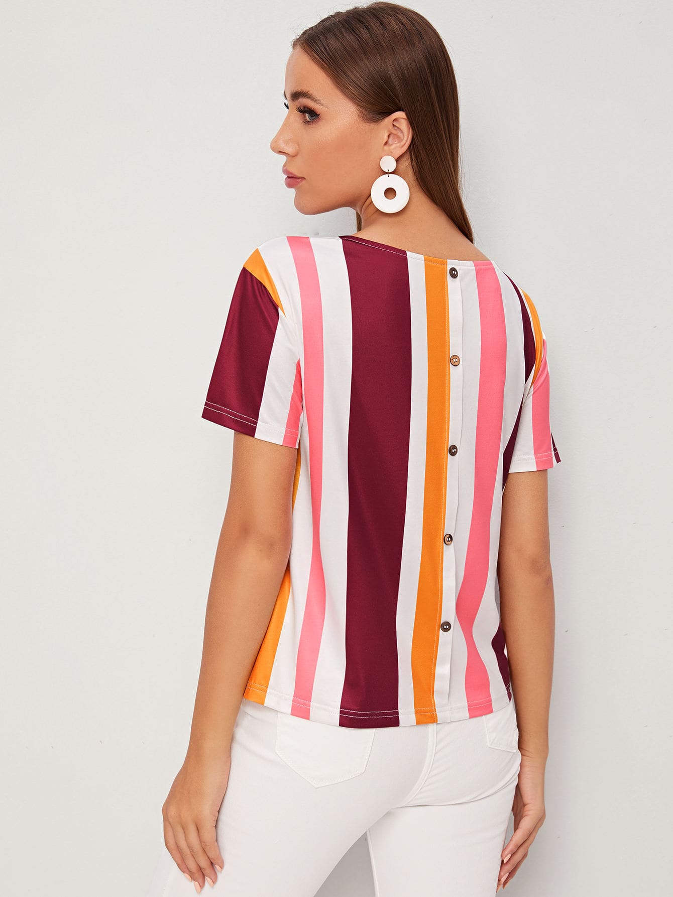 Colorful Stripe Tee