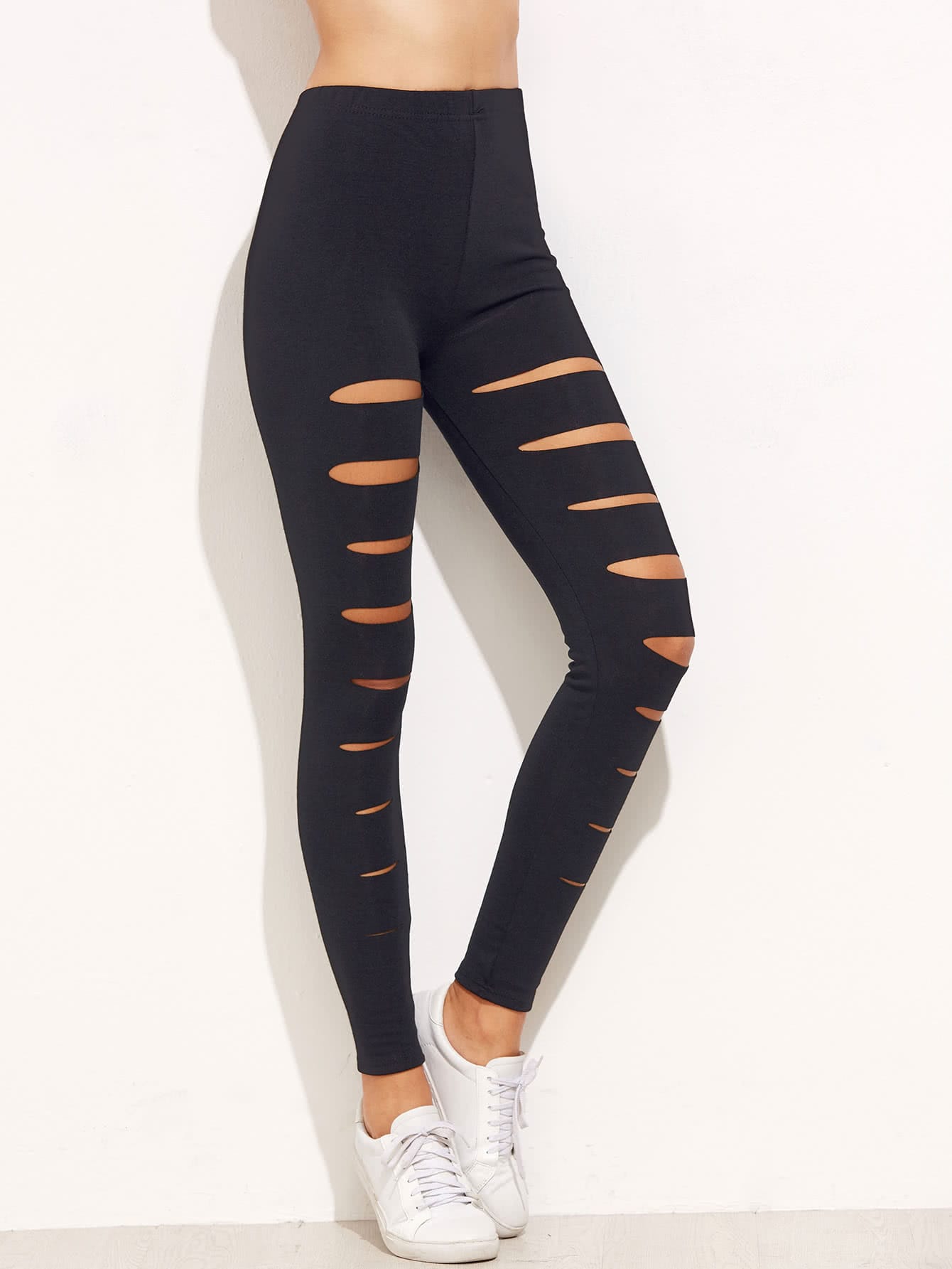 Cut Out Skinny Leggings