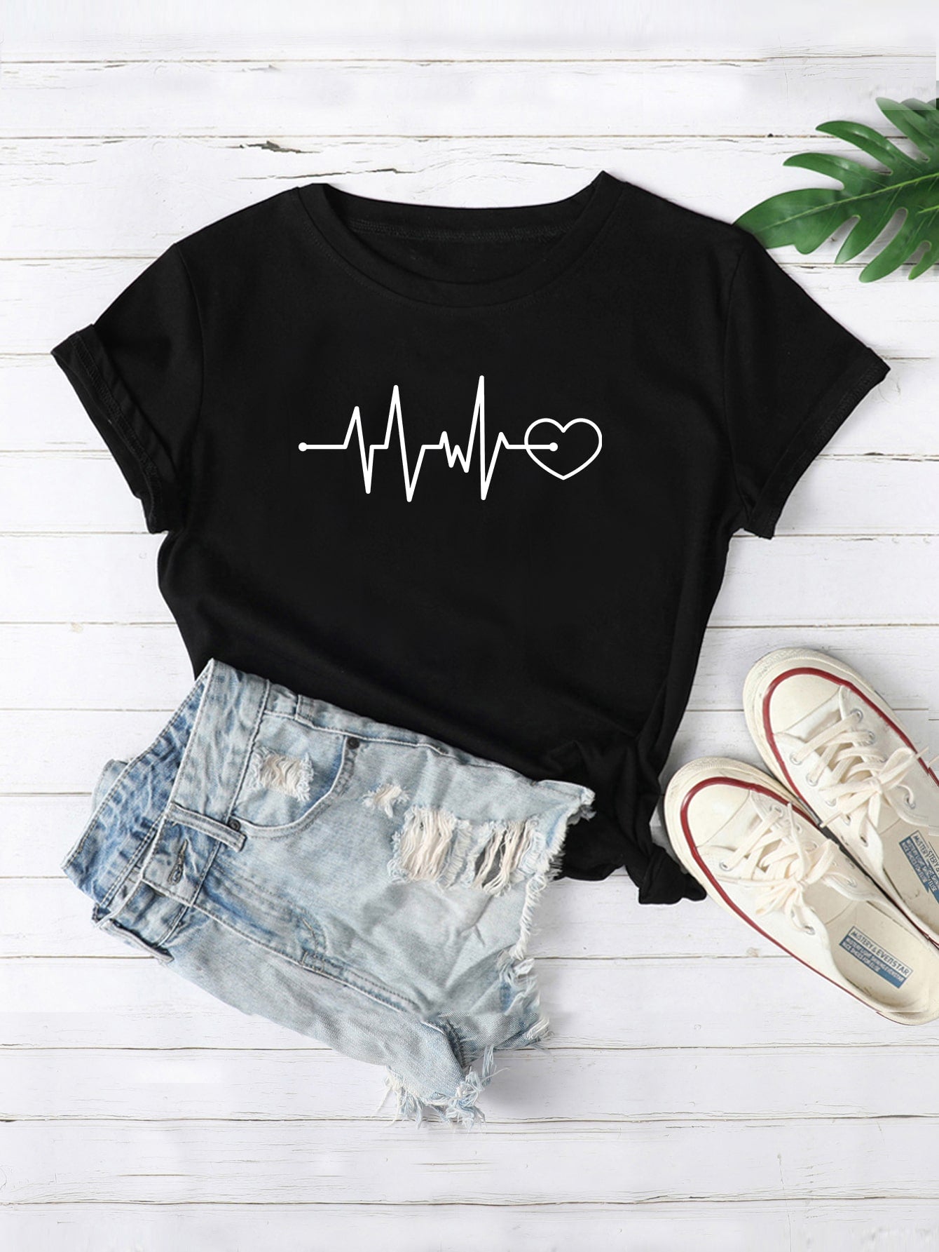 Graphic Print Short Sleeve Tee