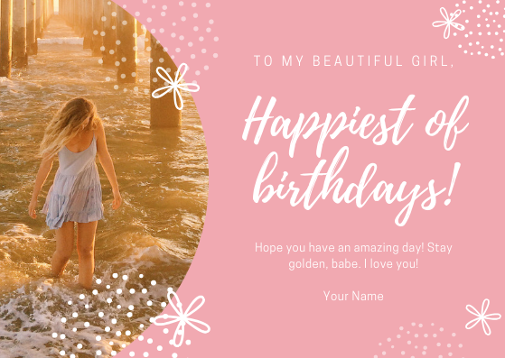 HAPPIEST OF BIRTHDAYS - GREETING CARD