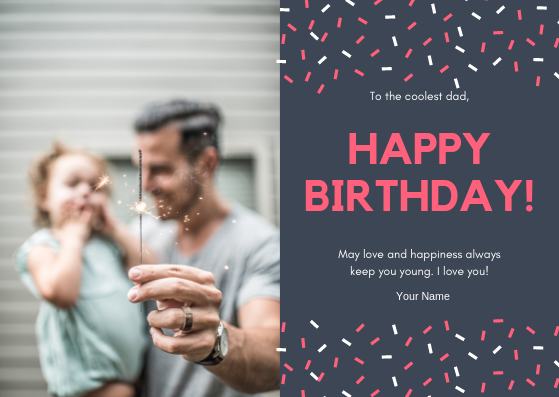 HAPPY BIRTHDAY - GREETING CARD