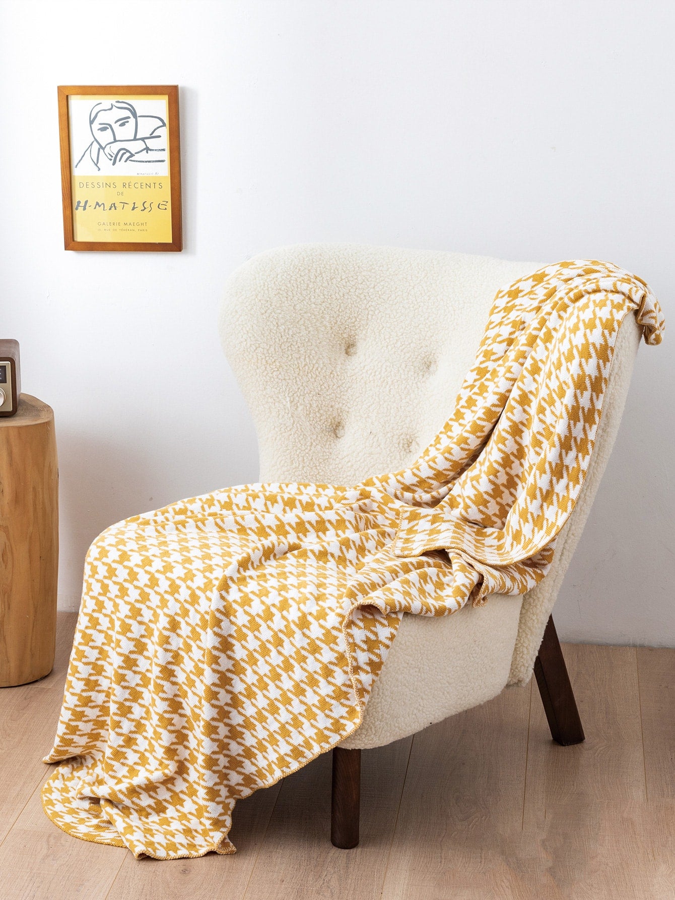 Houndstooth Pattern Blanket