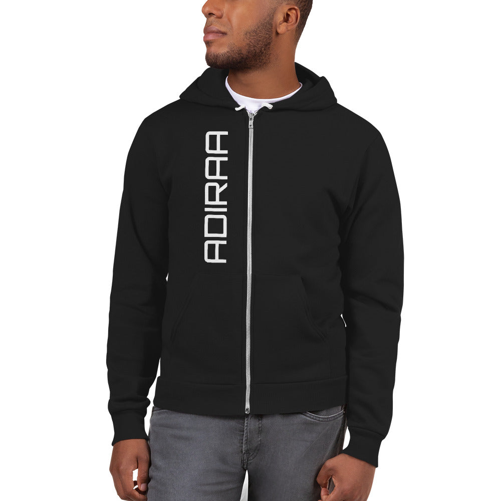 ADIRAA - Unisex Flex Fleece Zip Hoodie