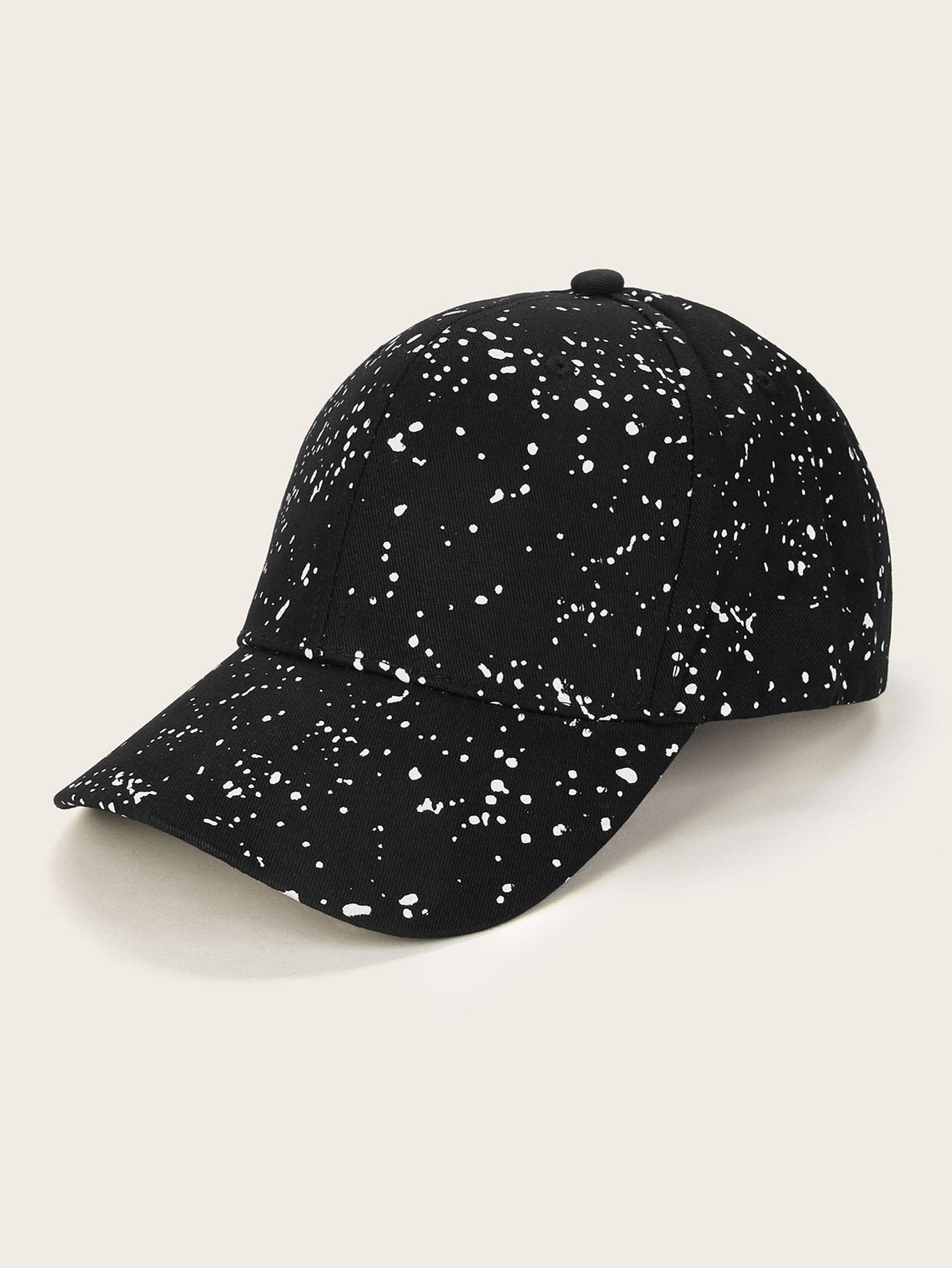 Men Dalmatian Print Baseball Cap