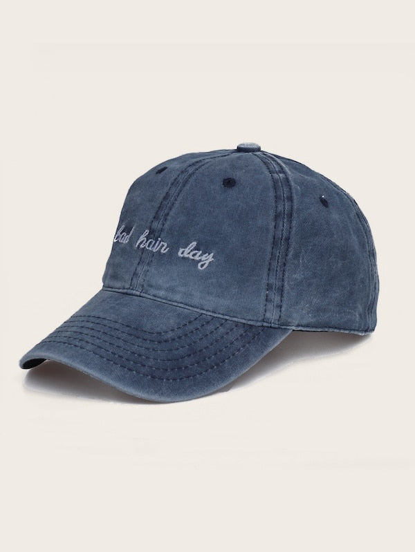 Men Letter Embroidery Baseball Cap