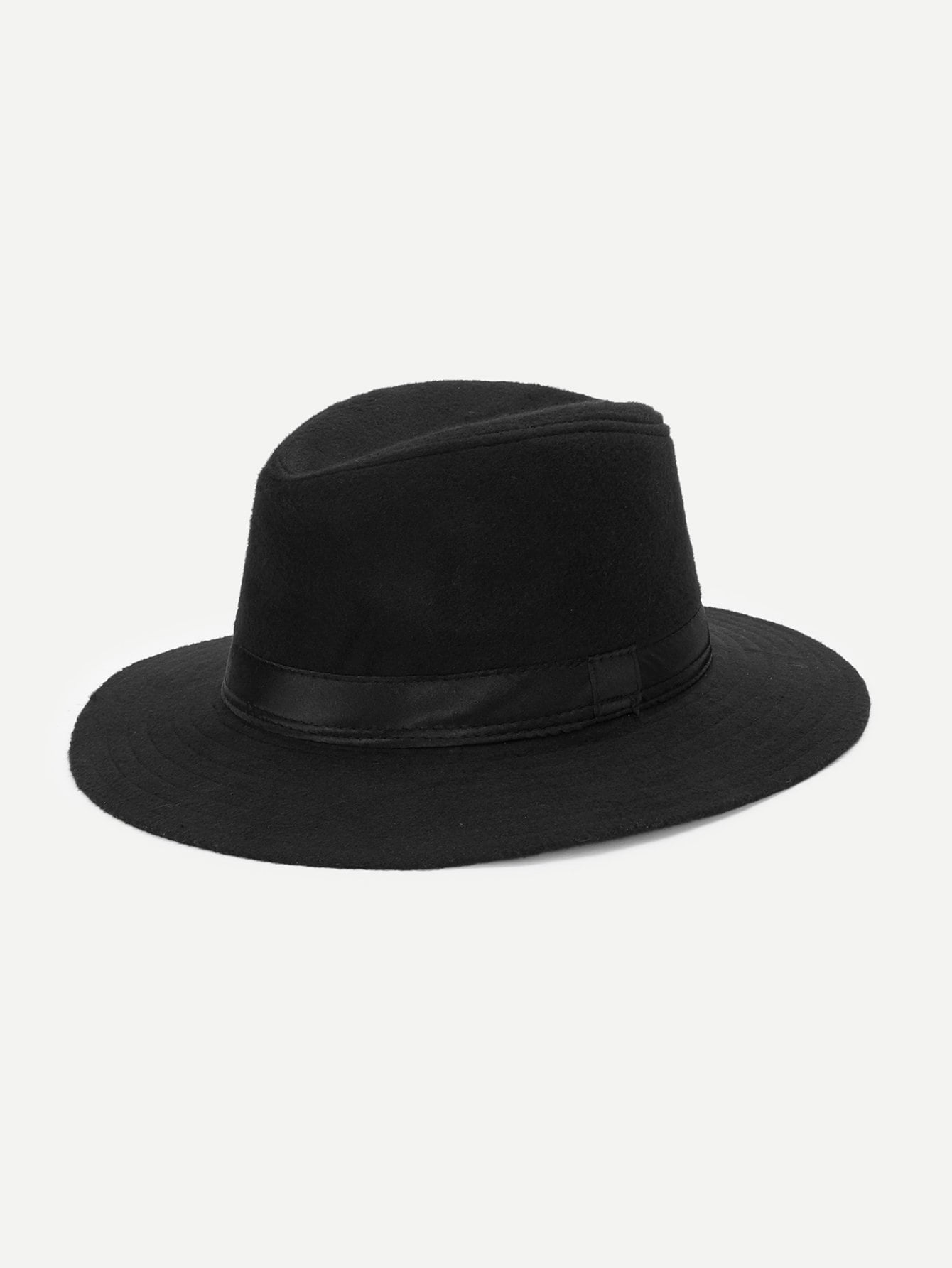 Men Plain Trilby Hat