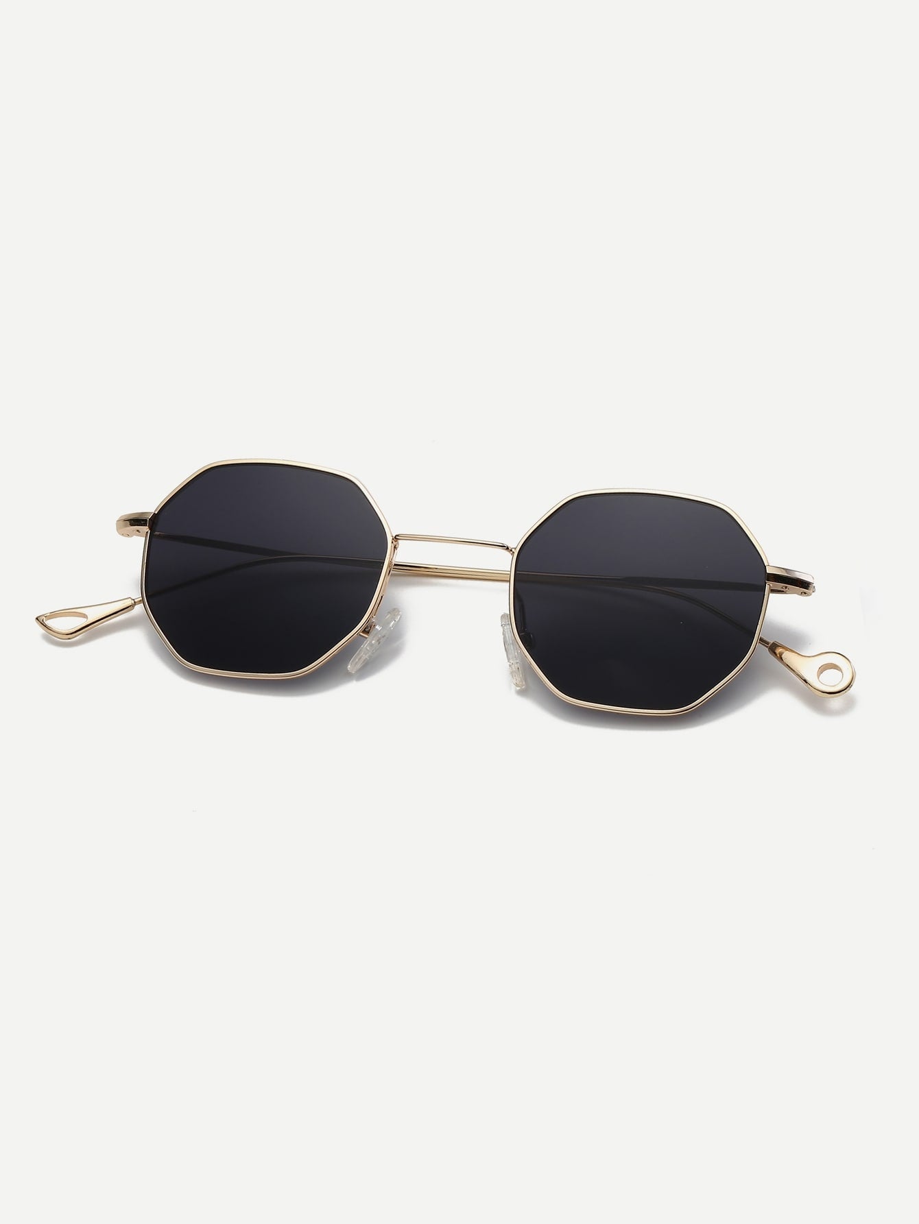 Men Polygon Frame Sunglasses