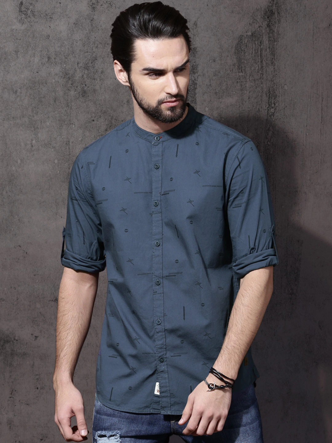 Men Regular Fit Printed Casual Shirt