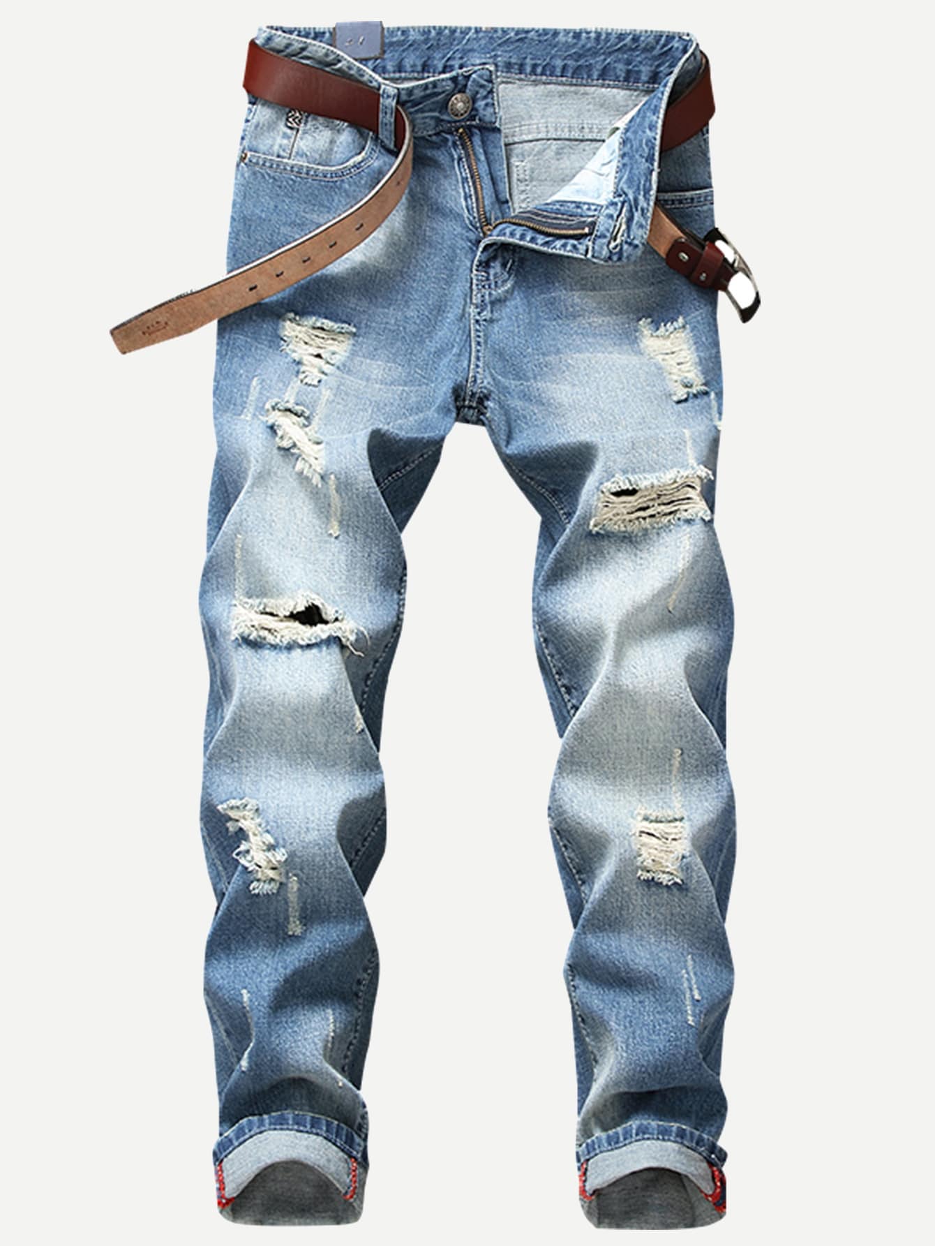 Men Ripped Wash Jeans