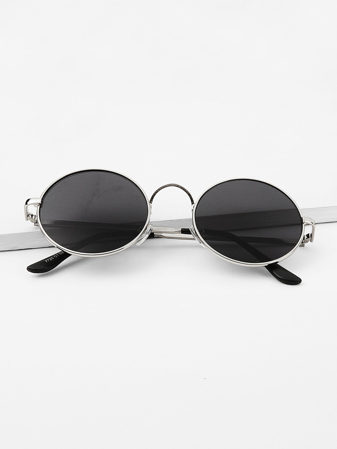 Men Round Frame Sunglasses