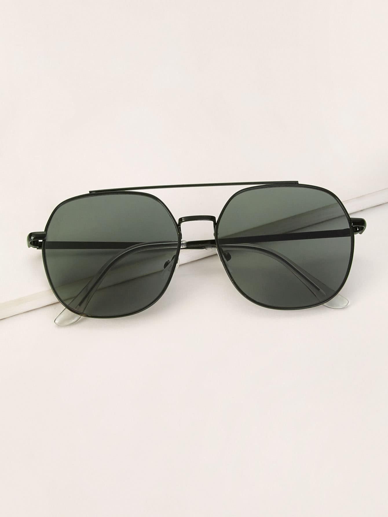 Men Top Bar Tinted Lens Sunglasses